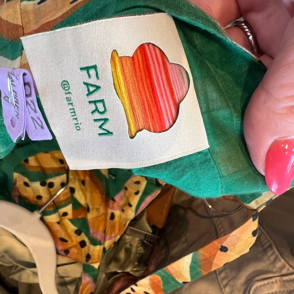 Farm Rio Mini Banana Pattern Belted Dress - Picture 3 of 5